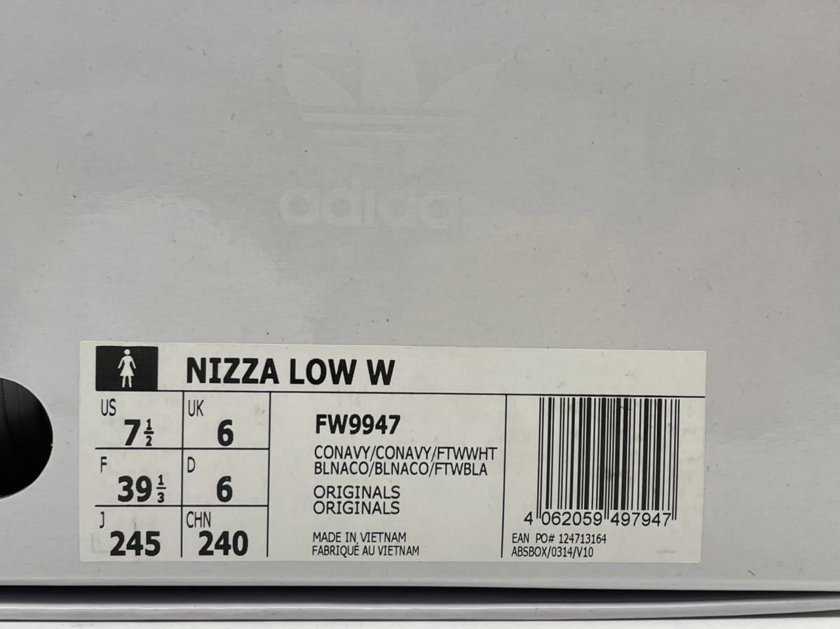 adidas*ORIGINALS NIZZA LOW W Adidas Originals nitsa low wi men's *24.5cm* new goods 