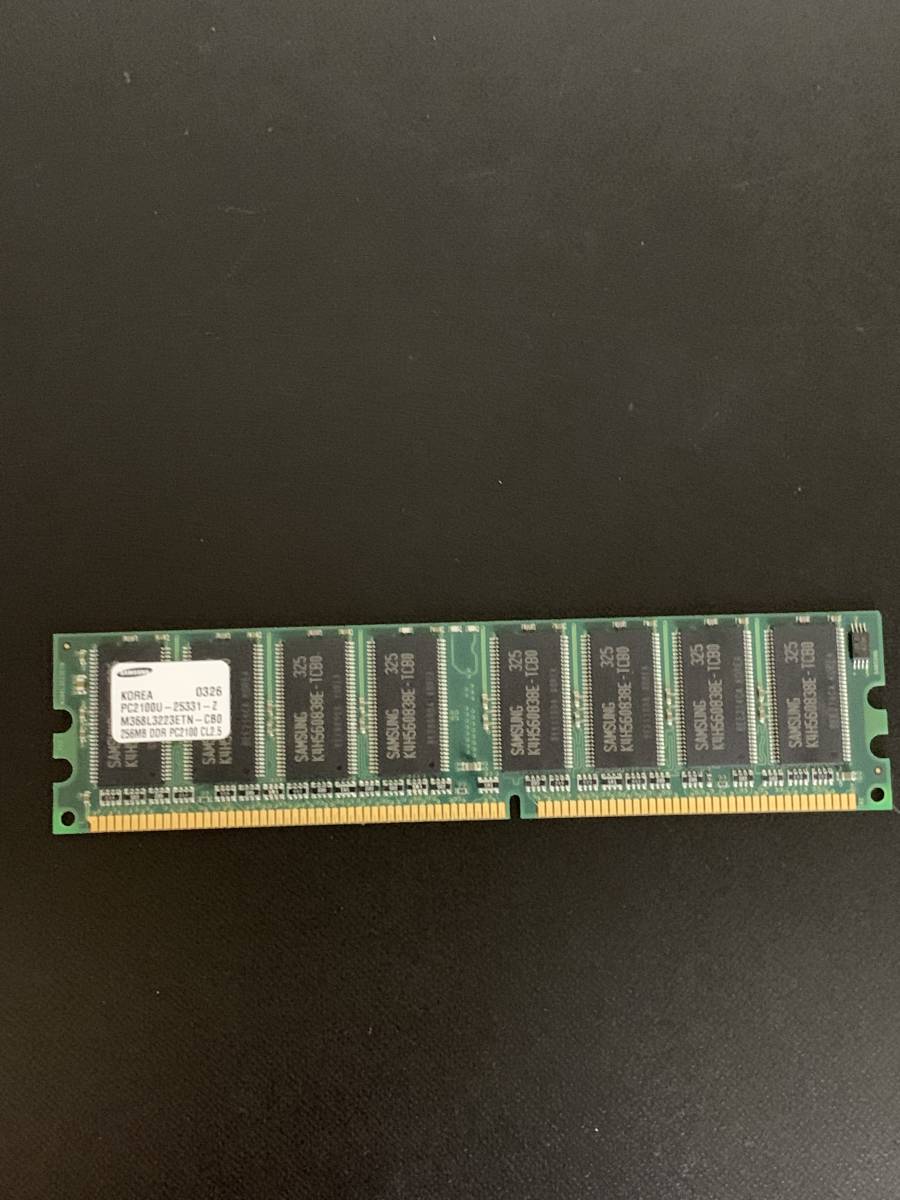ディスクトップパソコン　メモリー　Samsung DDR PC2100　CL2.5 256MB_画像1