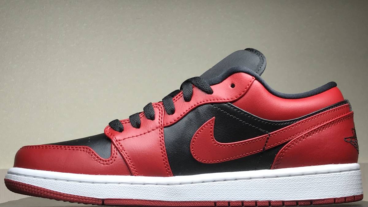 27 ㎝ 9 NIKE AIR JORDAN 1 LOW VARSITY RED BRED .com 納品書付 ナイキ エアジョーダン 1 ブレッド 国内正規品 新品 未使用品 553558-606_画像5