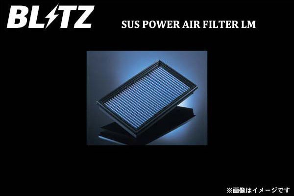 BLITZ エアフィルター SUS POWER AIR FILTER LM ローレル HC33 HCC33 EC33 ECC33 89 04-93 01 RB20E,RB20DE,RB20DET等 ブリッツ 59515_画像1