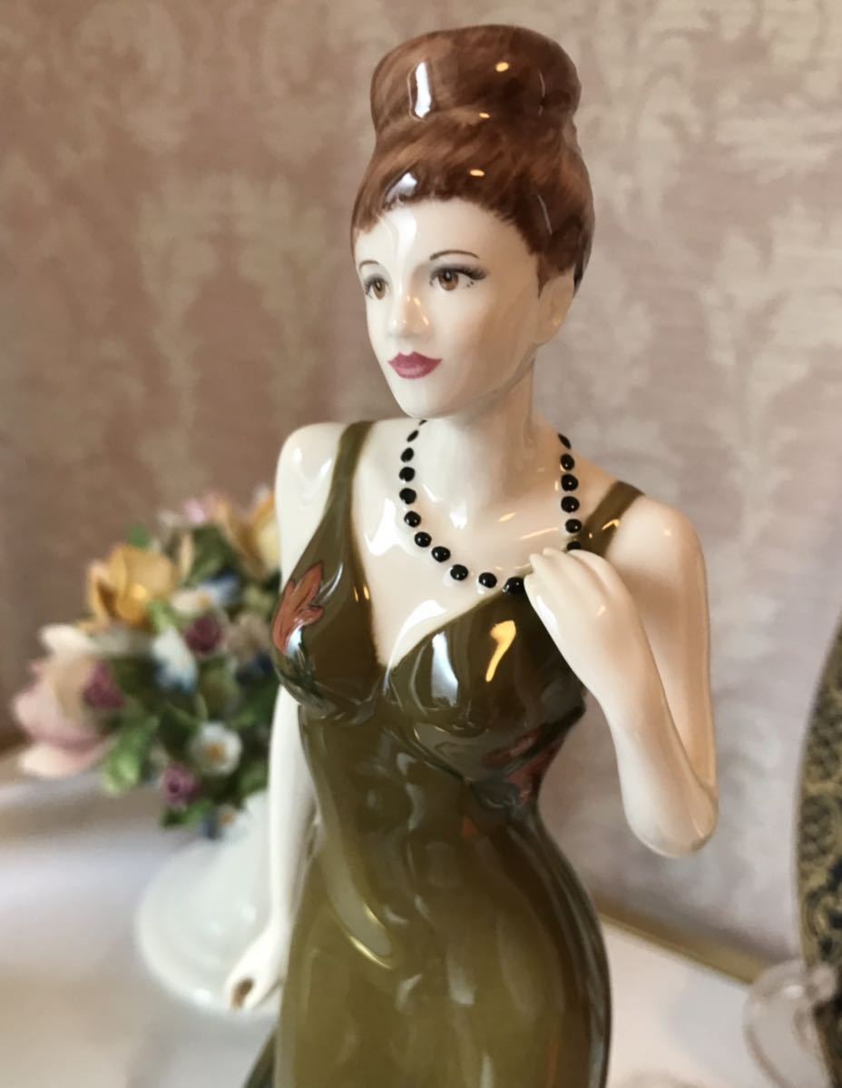 在庫残りわずか 陶器人形 ダイアナ妃 ウエディング コールポート