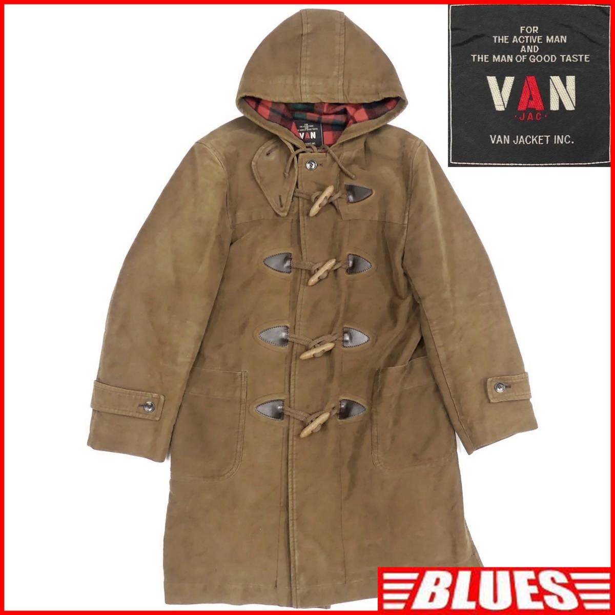 VAN JACKET ダッフルコート（黒） Lサイズ