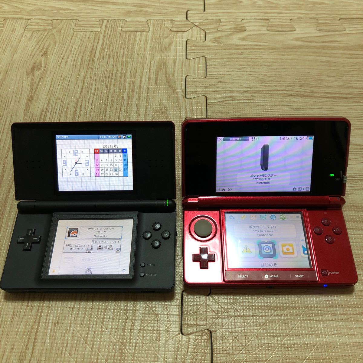 任天堂3DSとDSです　＊充電器と3DSようのSDカードポケモンのカセットもあります