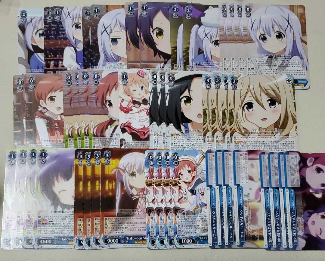 ヴァイスシュヴァルツ ご注文はうさぎですか? デッキ パーツ BLOOM halloween night チノ トレジャーハンティング チマメ隊 WS ごちうさ