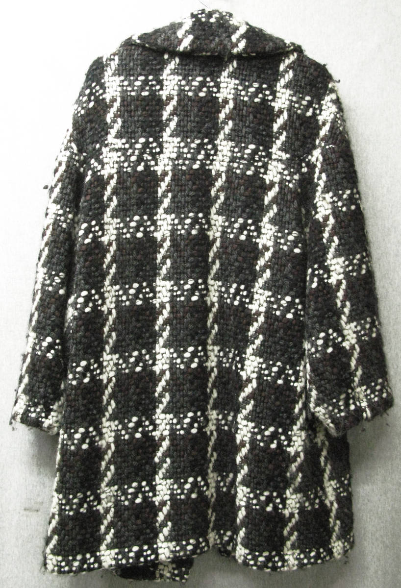 リミフゥ LIMI few ヨウジヤマモト：厚手 ニット コート （ カウチン セーター LIMI few Yohji Yamamoto Knit Coat _画像2