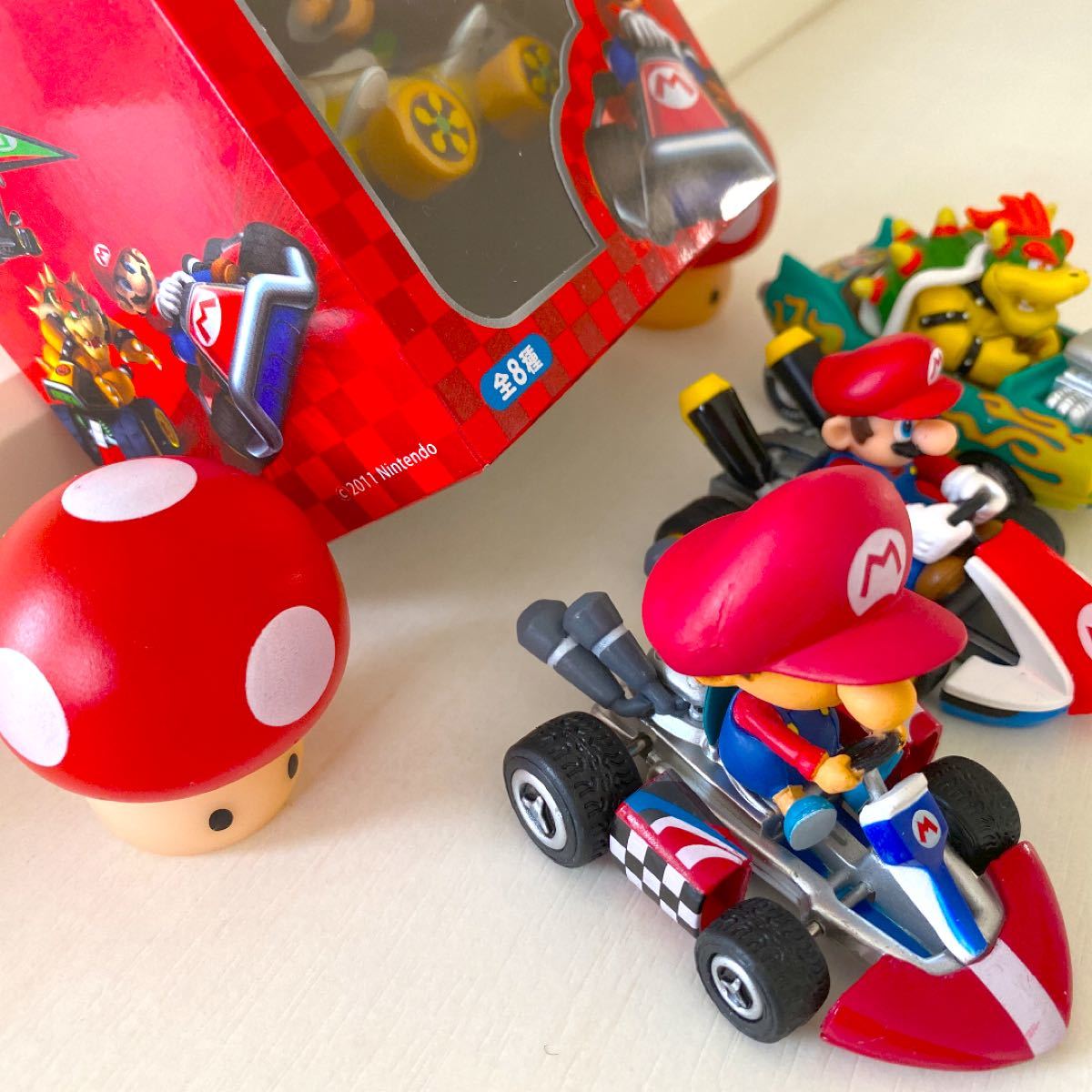 スーパーマリオ マリオカートミニカーフィギュアセット 新品 スーパーマリオ マリオカートミニカーフィギュアセット 新品