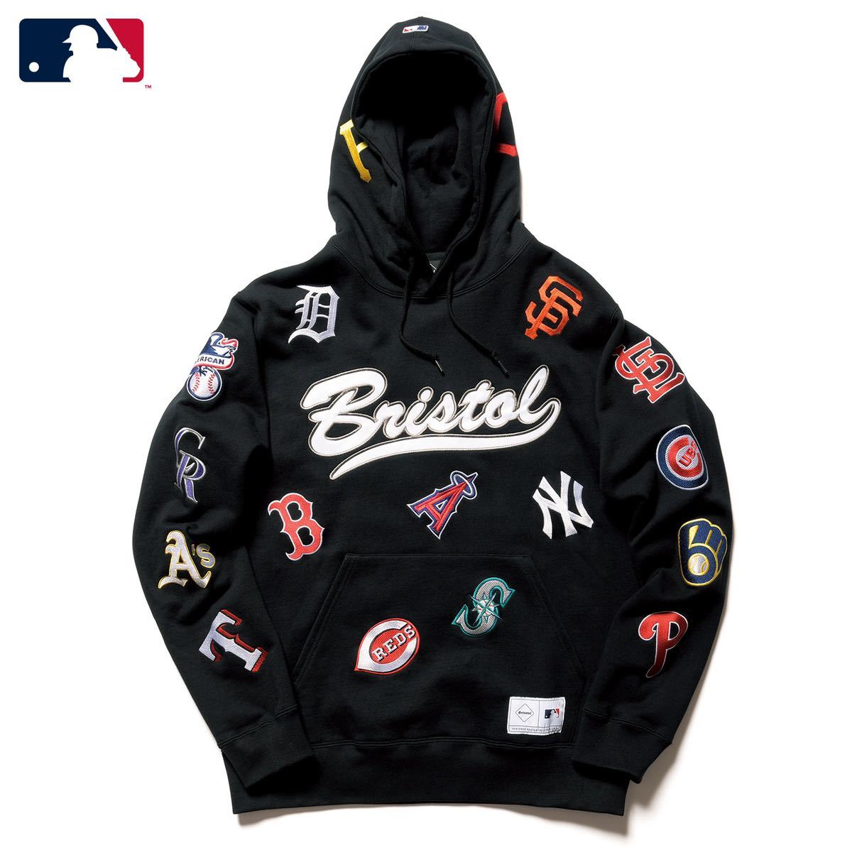 【新品タグ付き】 21AW 22 新品 FCRB f.c real bristol エフシーレアルブリストル SOPH ソフ MLB TOUR ALL TEAM SWEAT HOODIE フーディー_画像1