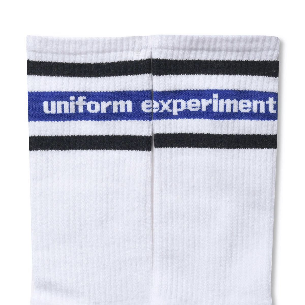 【新品未使用】 21SS 新品 uniform experiment UE ユニフォームエクスペリメント SOPHNET ソフネット LINE REGULAR SOCKS 靴下 くつした 青_画像2