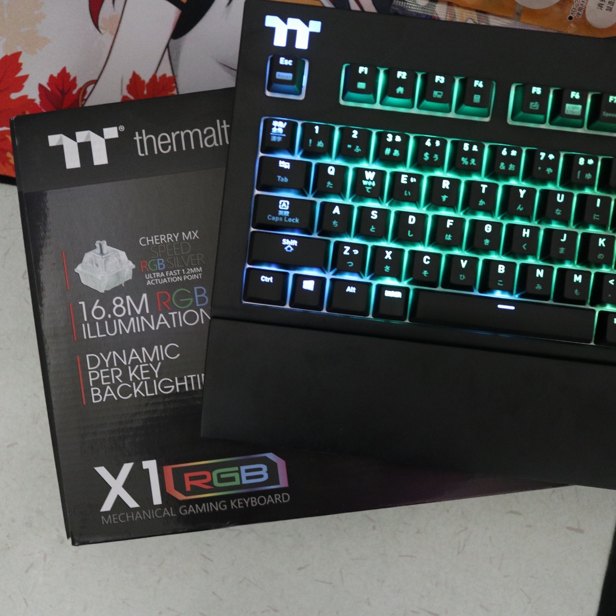 Thermaltake X1 RGB シルバー軸　銀軸