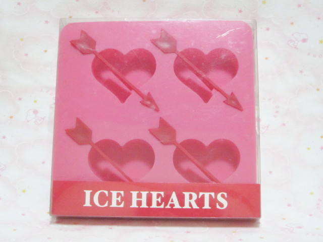 全品最安値に挑戦 製氷皿 ハート型 シリコン ピンク バレンタイン 型取り チョコ型