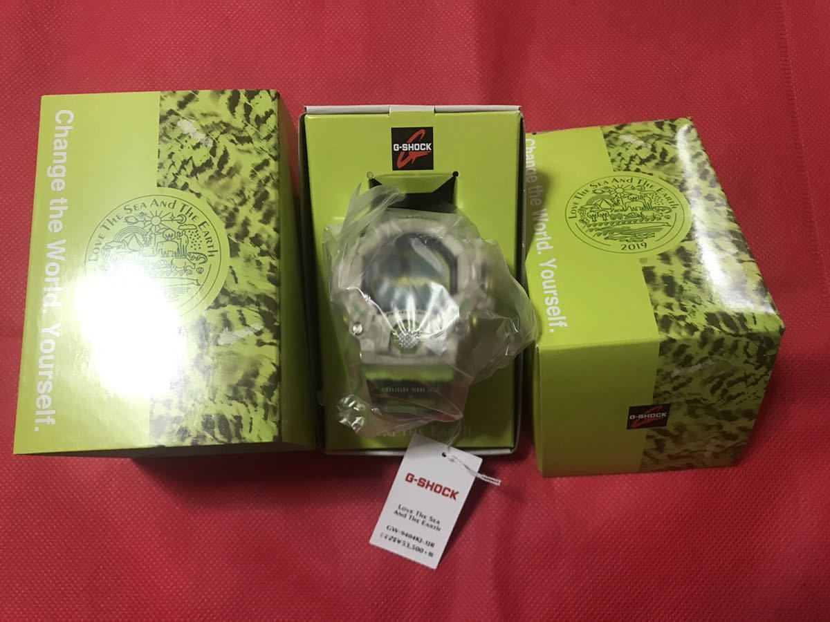 新品未使用　2019 GW-9404KJ-3JR レンジマン　LOVE THE EARTH AND THE SEA 電波ソーラー　RANGEMAN