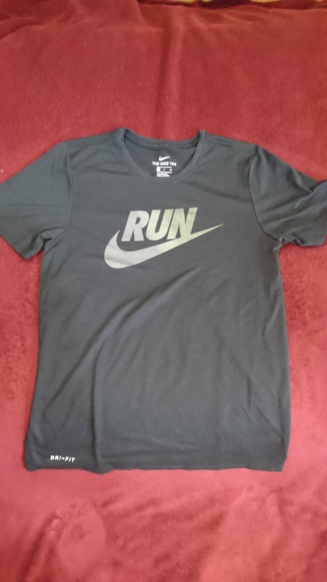 NIKE RUN ナイキラン DRIFIT ドライフィット T // Sサイズ NIKE T_画像1