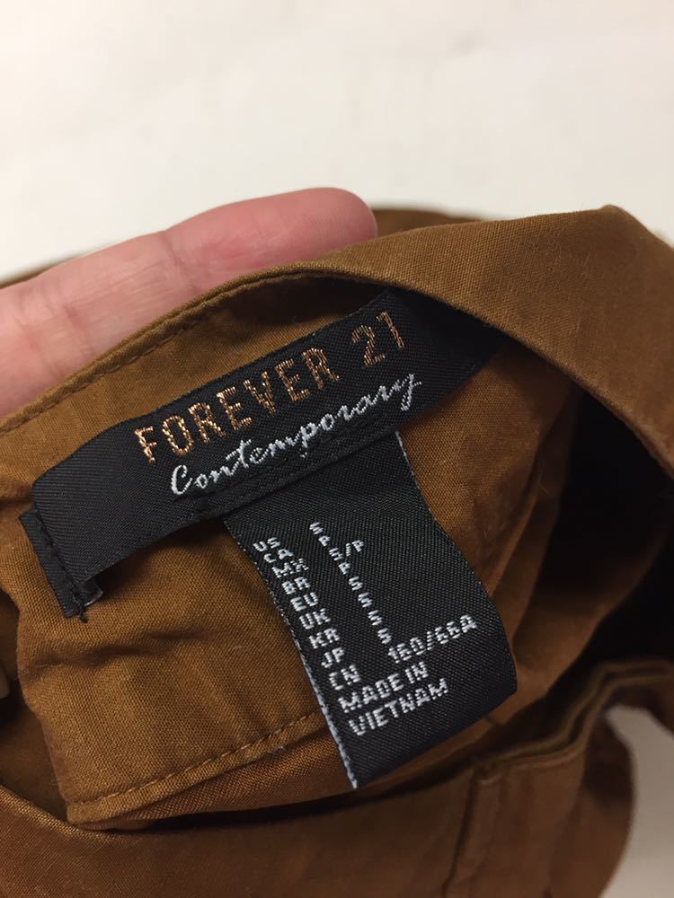 送料無料☆FOREVER21 フォーエバー21☆パンツ ズボン☆茶 ブラウン☆レディース☆ Sサイズ☆♯30906mtj163_画像3