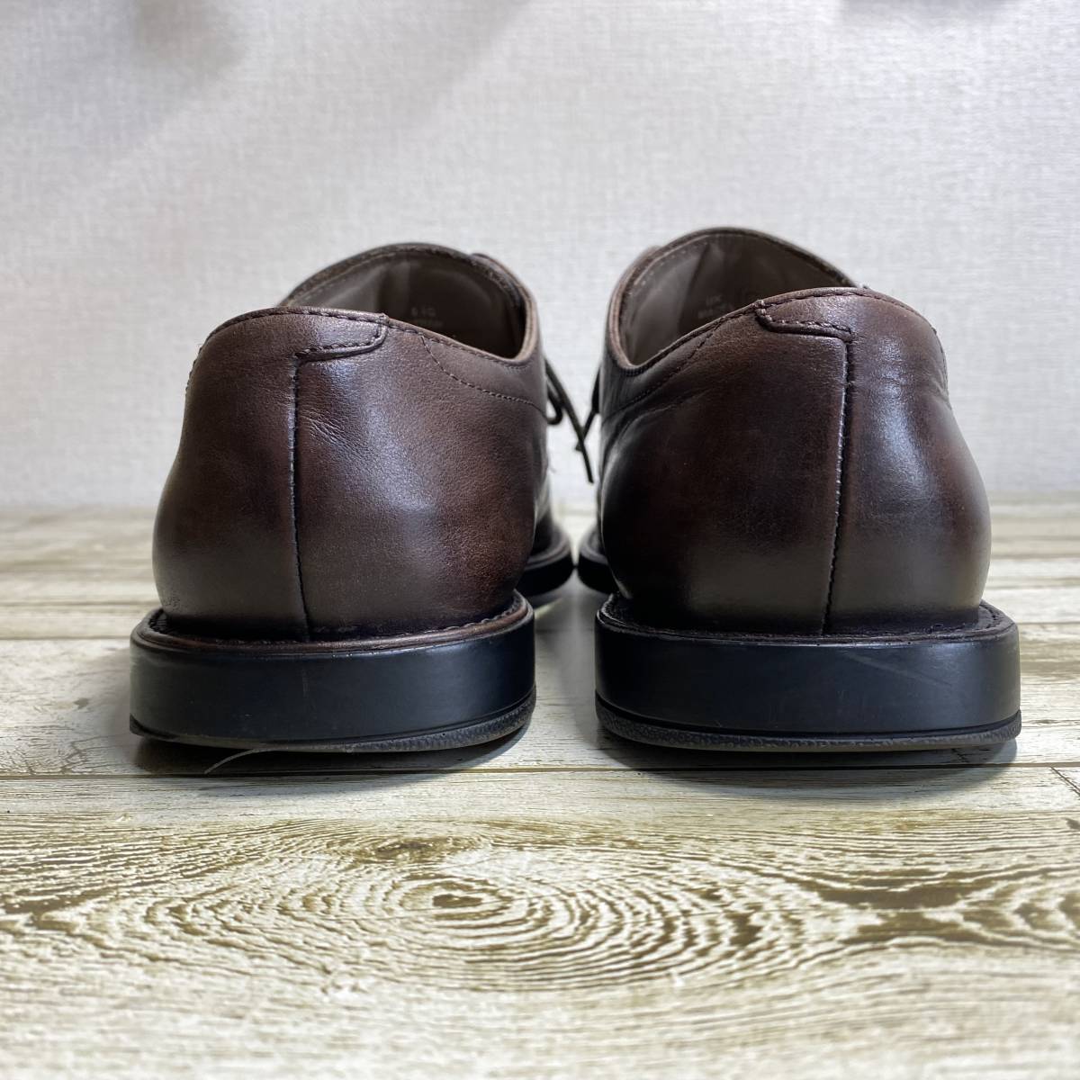 Clarks クラークス 革靴 スワールトゥ ワンーシーム 　UK6.5　ビジネス　カジュアル_画像4