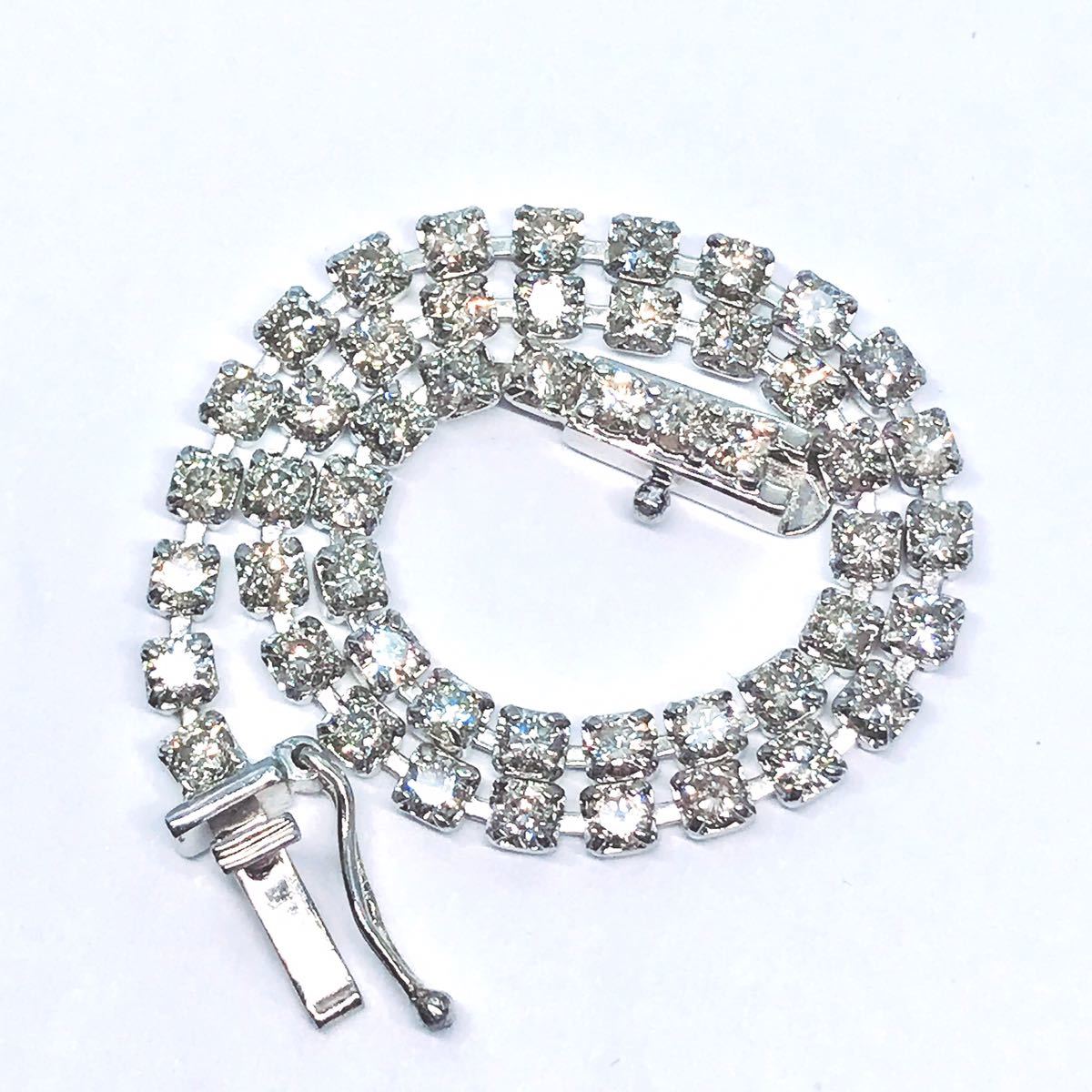 専用JAA132☆高級 ダイヤモンド2ct K18WG テニスブレスレット | www
