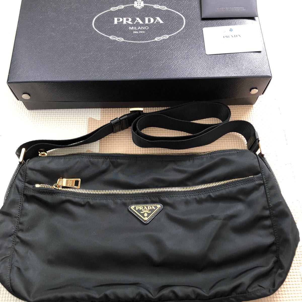 エバニュー お値下げ【美品】PRADA メッセンジャーバッグ 箱、袋