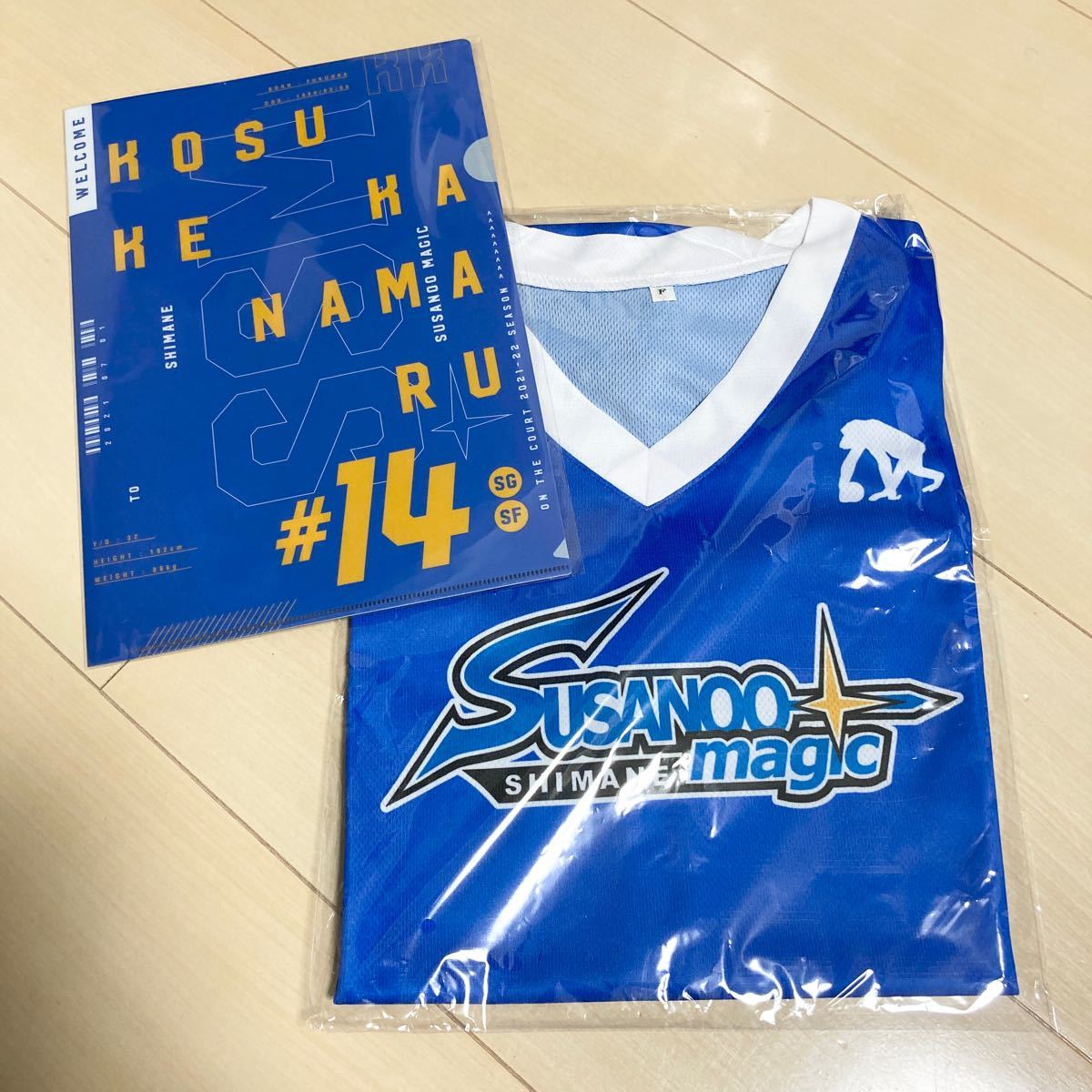 島根スサノオマジック 2021-22シーズン レプリカユニフォーム、ファイル 未使用