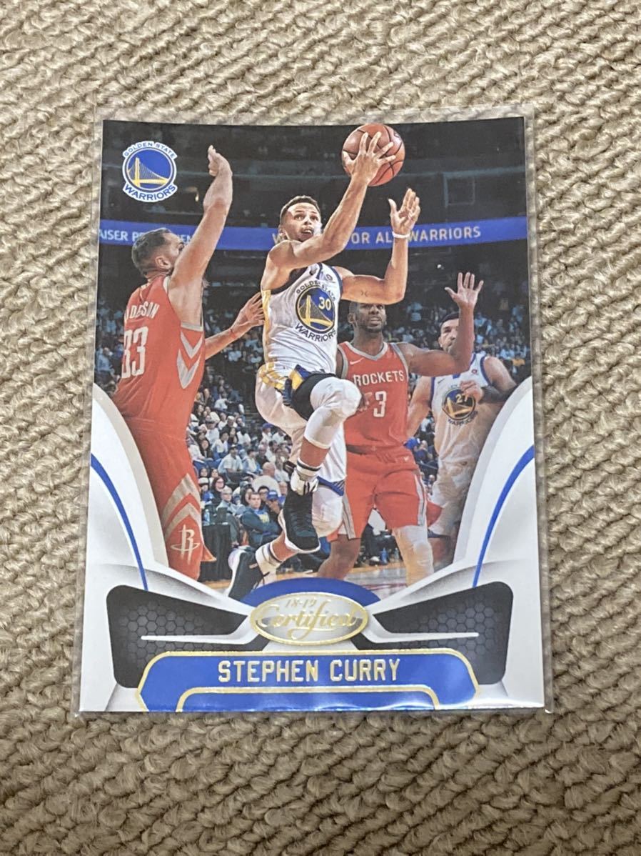 PANINI NBA certified 2018-19 Stephen curry ステフィンカリー_画像1