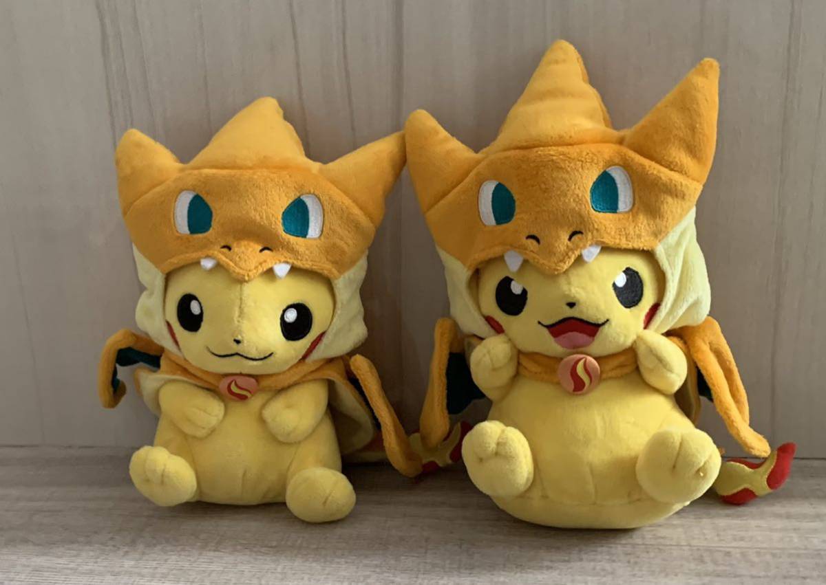 ポケモンセンター メガトウキョー メガリザードンy ピカチュウ ポンチョ ぬいぐるみ ポケセン セット 14年 ポケットモンスター 売買されたオークション情報 Yahooの商品情報をアーカイブ公開 オークファン Aucfan Com