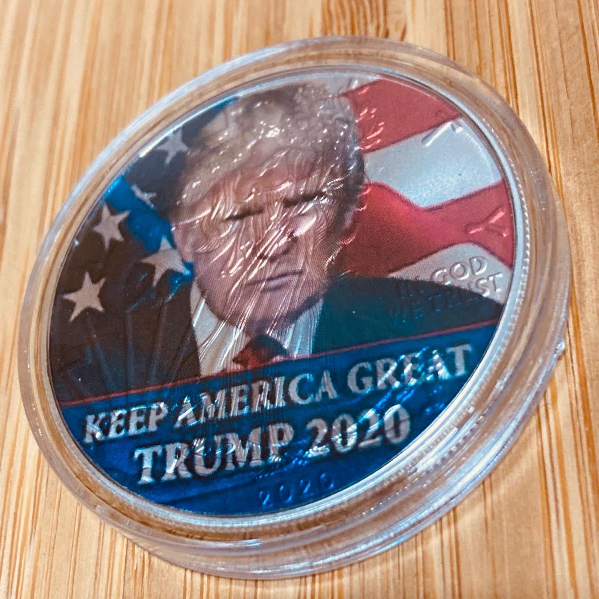 トランプ大統領 カラー銀貨 キープアメリカグレート 2020 | contifarma.pe