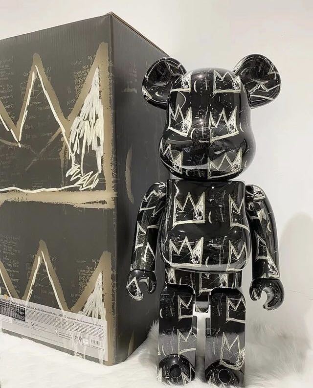 新品梱包未開封 BE@RBRICK JEAN-MICHEL BASQUIAT #8 1000％ ベアブリック バスキア MEDICOM TOY Banksy KAWS SORAYAMA KEITH HARING Bape_見本画像