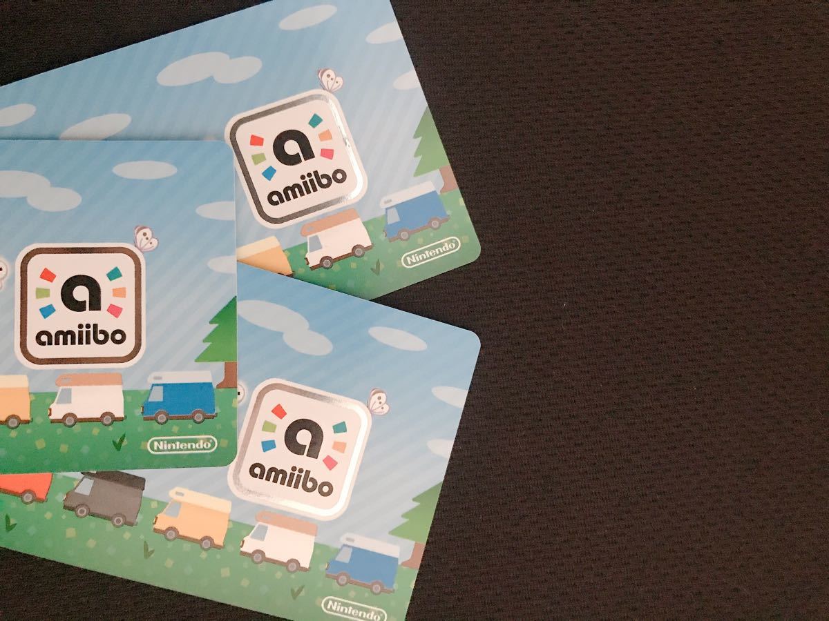 【ネコポス匿名配送】モンハンライズ　amiiboカード3枚　福引き対応