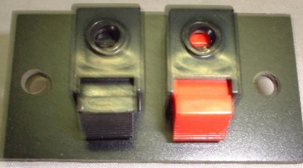 小型スピーカー端子板/SATO PARTSワンタッチはさみ込み式、T-30A-2P新品50個1口c/t_画像1