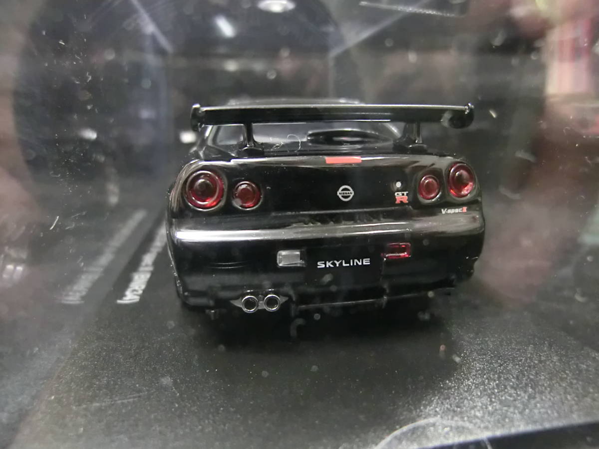 1/43　ニッサン　スカイライン　GT-R　V-spec Ⅱ　（BNR34）ブラックパール_画像3