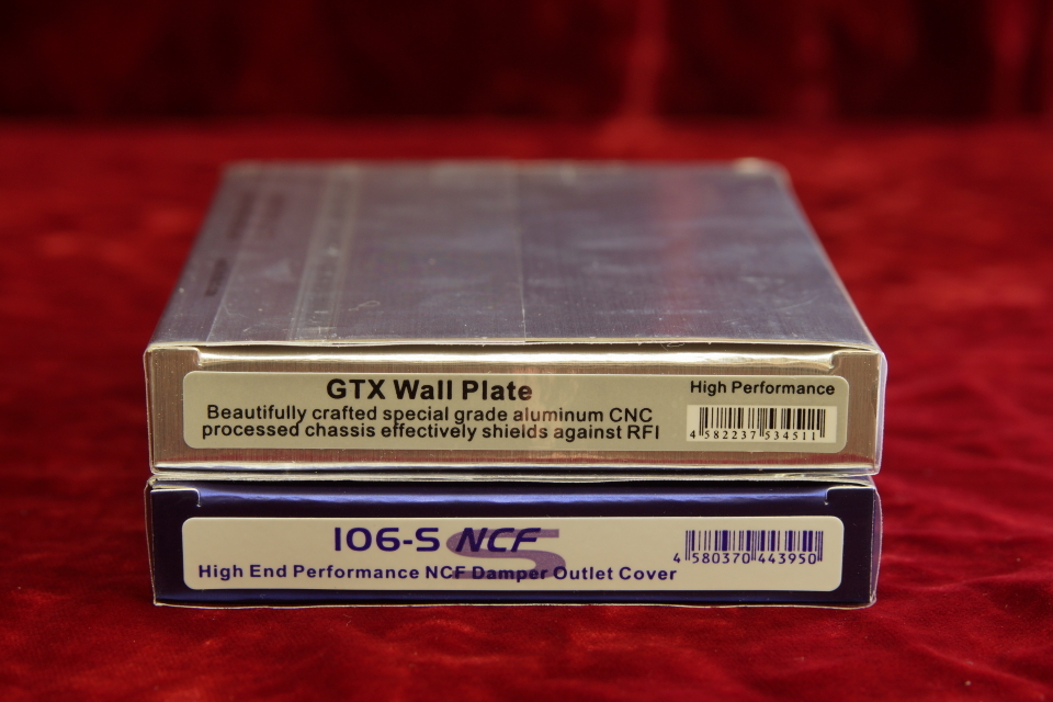 Furutech フルテック 106-S NCF / GTX Wall Plate 各1個 シングル