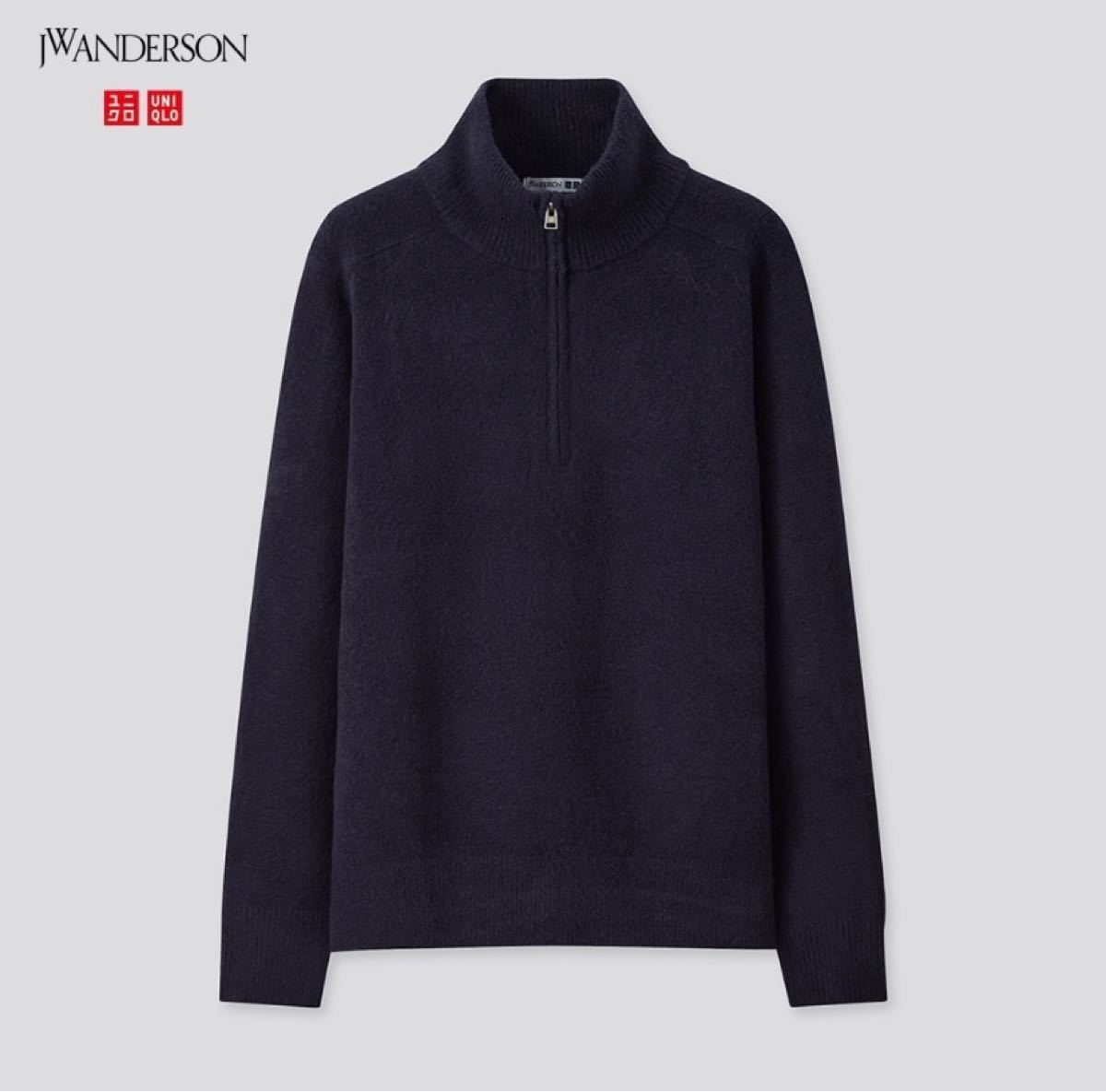ユニクロ×JWアンダーソン 2020秋冬 スフレヤーンハーフジップ ユニクロ×JWアンダーソン 2020秋冬 スフレヤーンハーフジップ