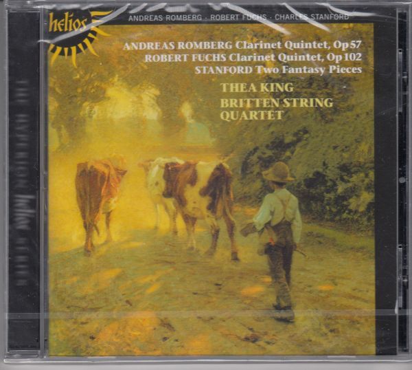 [CD/Helios]A.ロンベルク(1767-1821):クラリネット五重奏曲変ホ長調Op.57他/T.キング(cl)&ブリテン四重奏団 1991.1_画像1