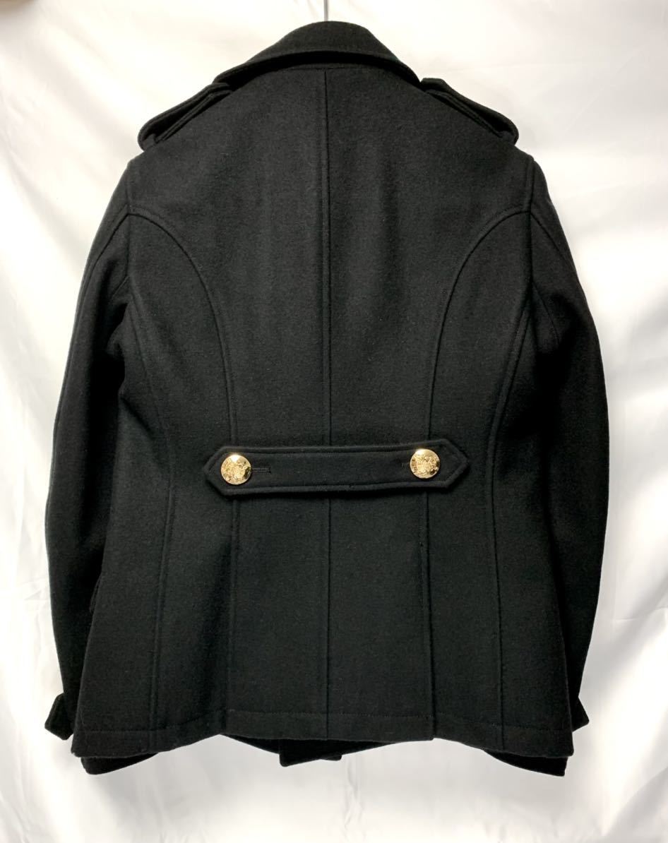  unused DRESS CAMP black Gold button attaching pea coat pea coat 