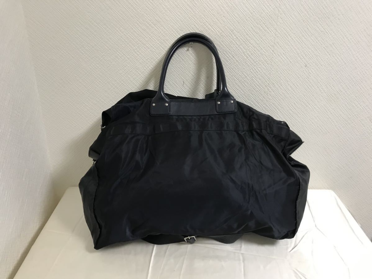  genuine article Masaki Matsushima masakimatsushima original leather nylon 2way tote bag business hand teka big Boston shoulder bag men's 