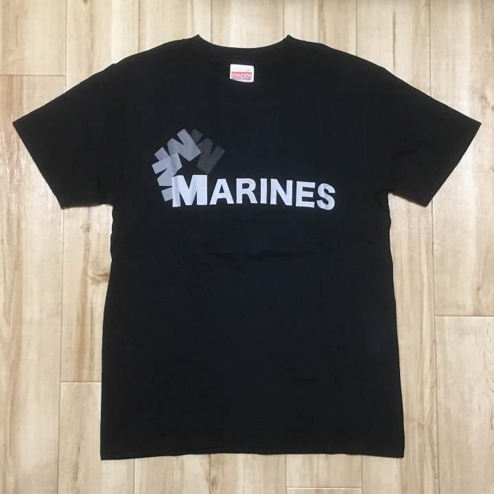 ■□ボンボネーラ(bombonera) 千葉ロッテマリーンズ Marines 応援Tシャツ Sサイズ□■