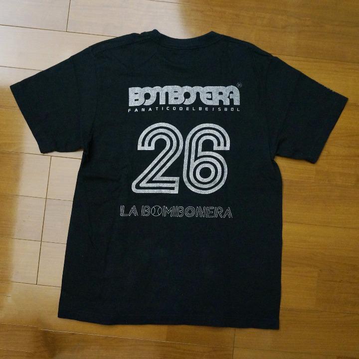 千葉ロッテマリーンズ×ボンボネーラ(bombonera)Tシャツ 黒 M 千葉ロッテマリーンズ×ボンボネーラ(bombonera)Tシャツ 黒 M