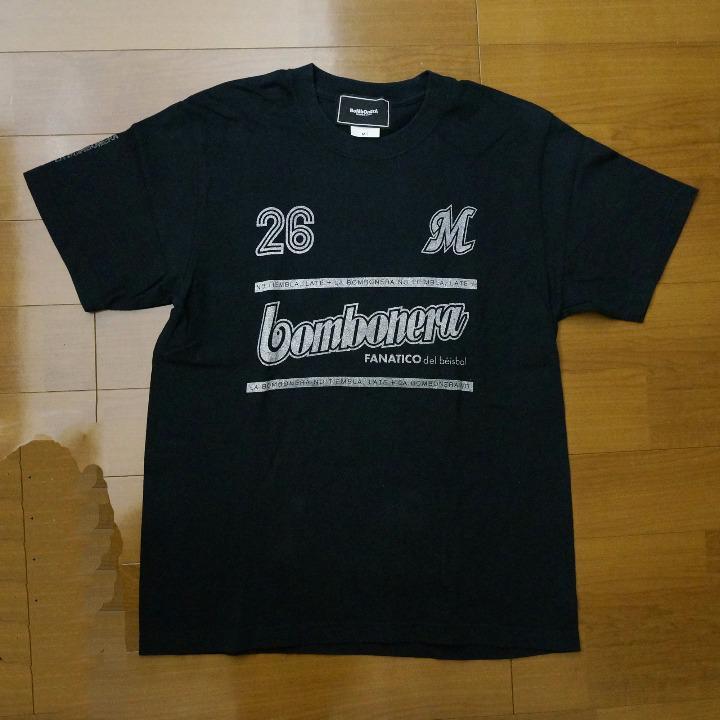 ■□千葉ロッテマリーンズ×ボンボネーラ(bombonera)Tシャツ 黒 Mサイズ Marines□■_画像1