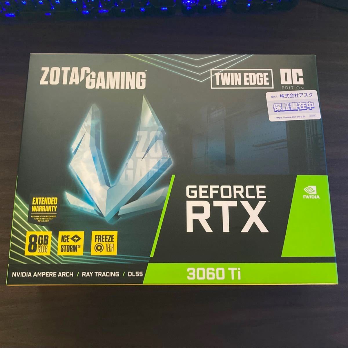 新品未開封】GeForce RTX 3060 Ti Twin Edge OC (LHR) ZOTAC