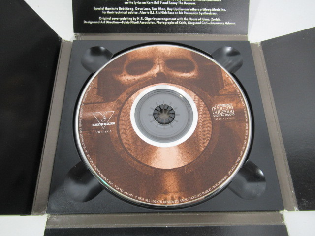 KN3074/CD/... *  ...&.../EMERSON LAKE & PALMER/...    голова ... кожа /BRAIN SALAD SURGERY/.../VICP-5317/ подержанный товар /