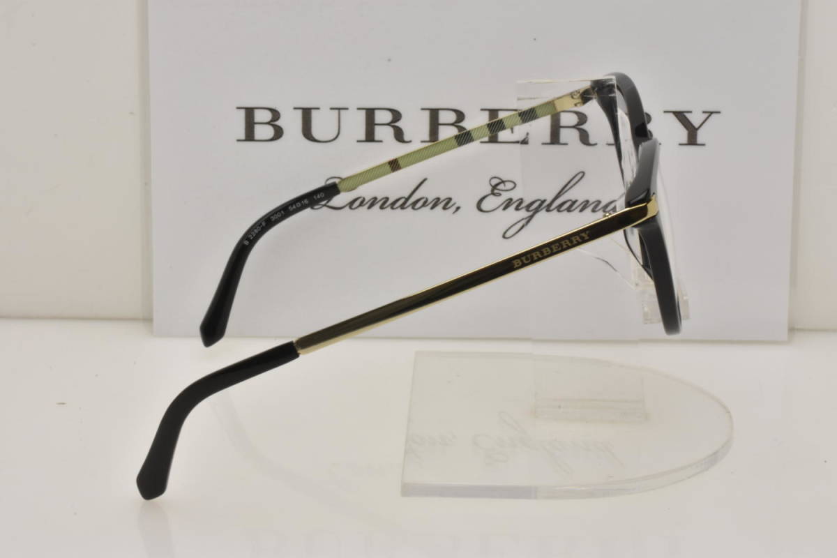 ★新品・正規輸入品！BURBERRY バーバリー BE2280F 3001 ブラック　ゴールド　イタリア製★_画像4