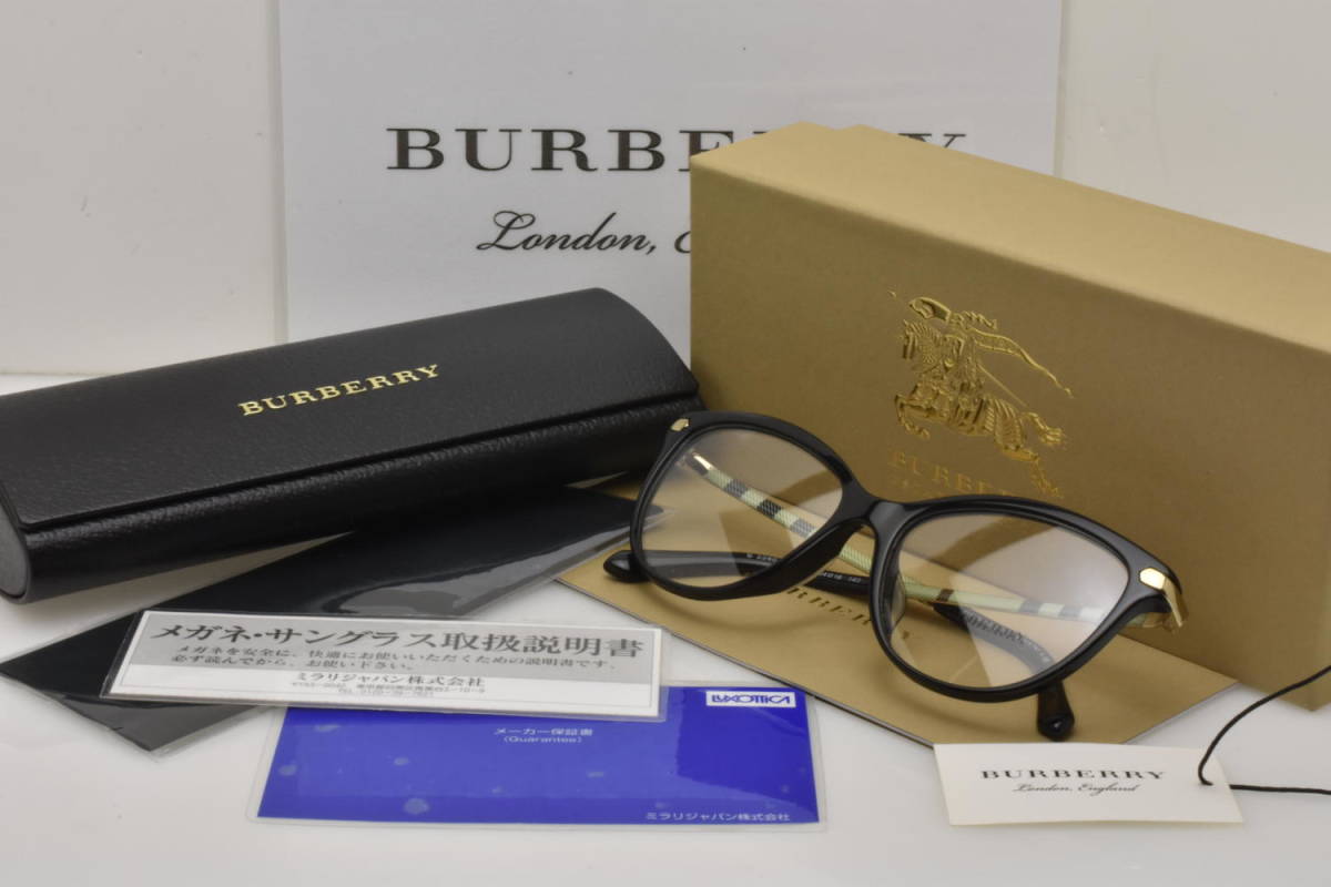 ★新品・正規輸入品！BURBERRY バーバリー BE2280F 3001 ブラック　ゴールド　イタリア製★_画像7