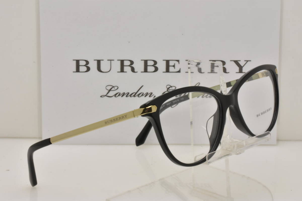 ★新品・正規輸入品！BURBERRY バーバリー BE2280F 3001 ブラック　ゴールド　イタリア製★_画像3