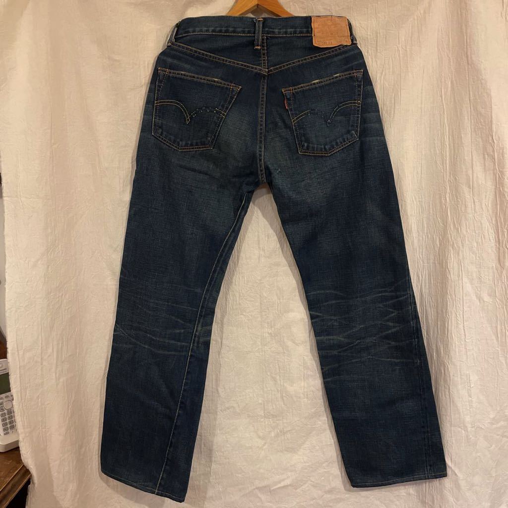 LEVI’S リーバイス 501XX 55501 日本製 J09A J15631 1203 1955モデル復刻 レプリカ デニム ジーンズ 赤耳 メンズ W32