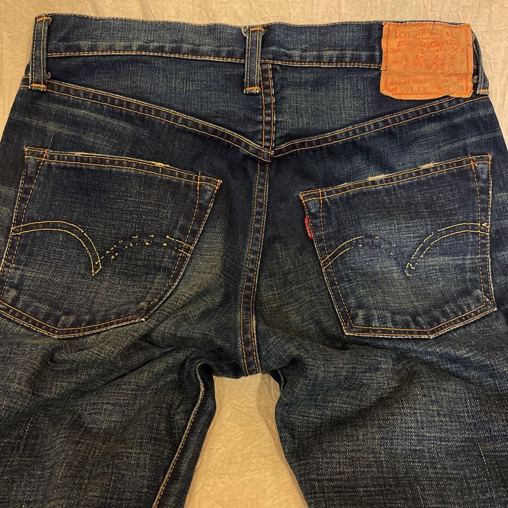 LEVI’S リーバイス 501XX 55501 日本製 J09A J15631 1203 1955モデル復刻 レプリカ デニム ジーンズ 赤耳 メンズ W32