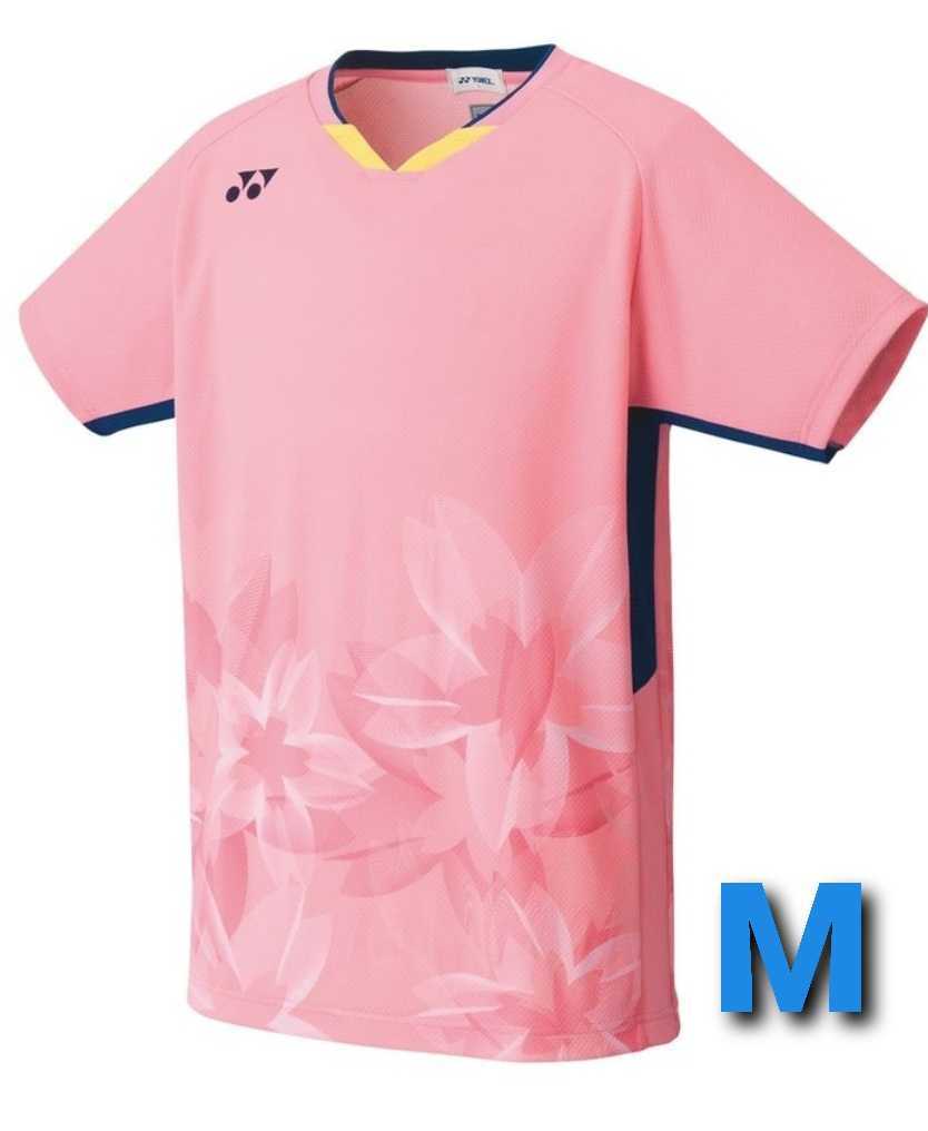 PayPayフリマ｜ヨネックス ゲームシャツ 10376 Mサイズ（フィットスタイル）チェリーピンク 日本代表モデル