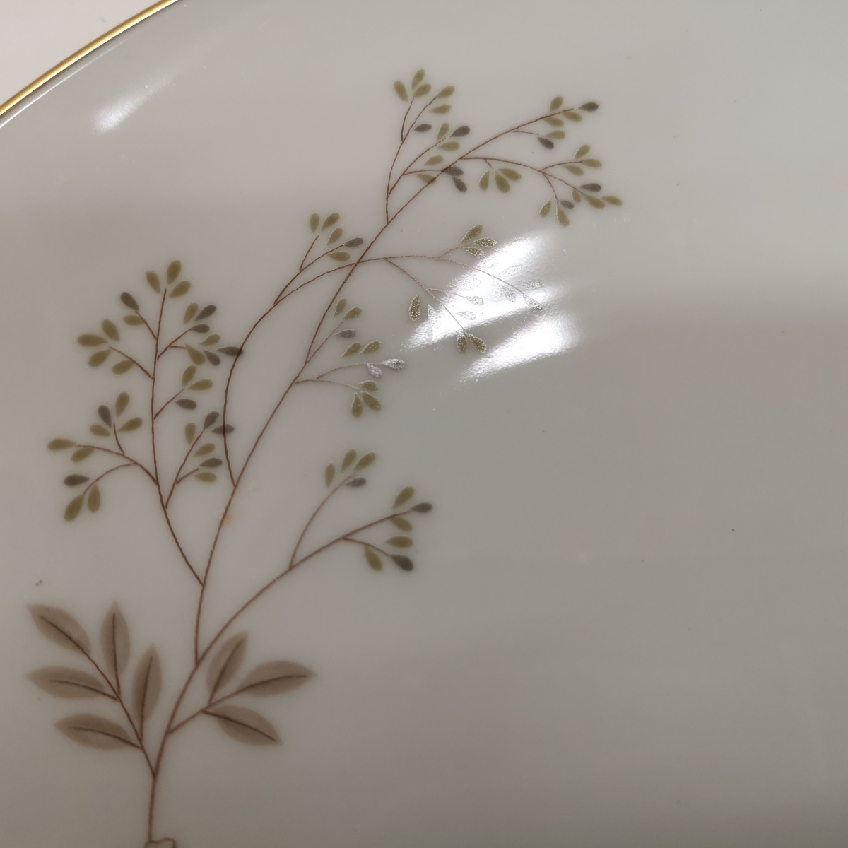 noritake ノリタケ 平皿 大皿 プレート皿 花柄 金縁 直径27cm 未使用品#8120_画像5