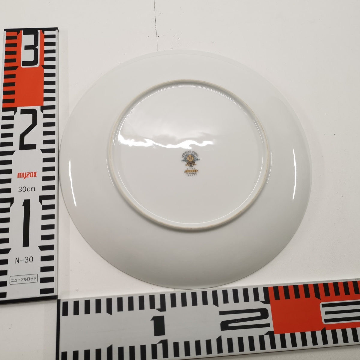 noritake ノリタケ 平皿 大皿 プレート皿 花柄 金縁 直径27cm 未使用品#8120_画像8