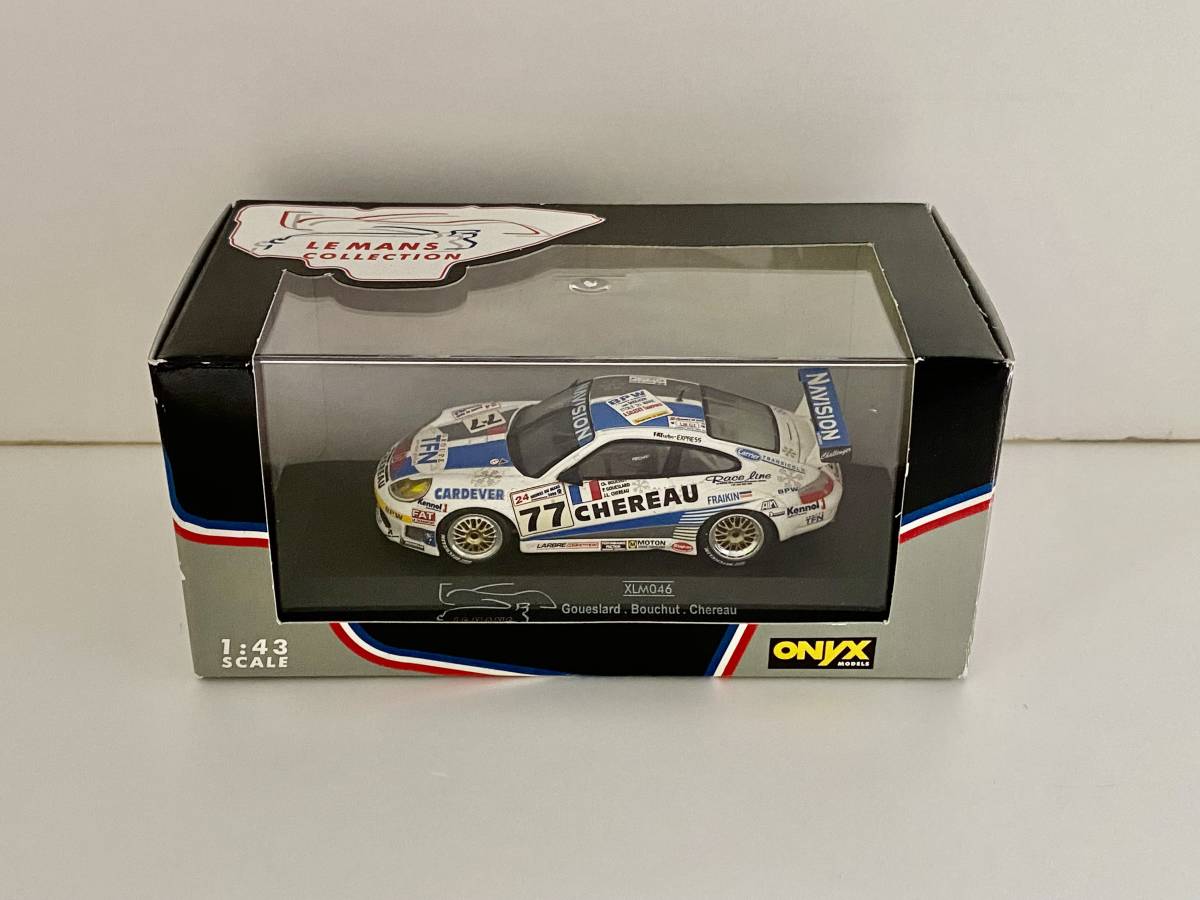 ★ONYX 　XLM046　PORSCHEポルシェ 911 GT3R　 LE MANS 2000 　1/43 ミニカー_画像1