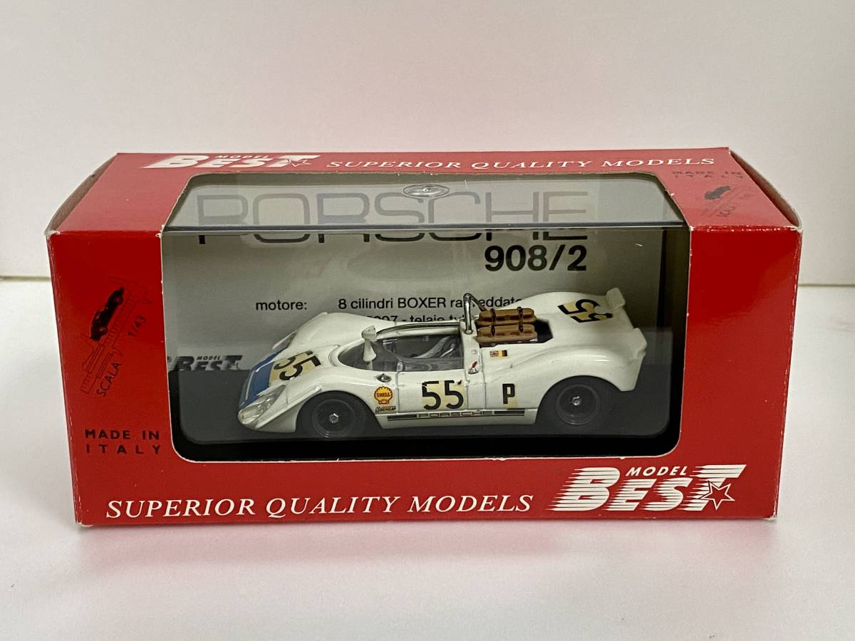 BEST MODEL* Porsche PORSCHE 908/2 #55 BRANDS HATCH 1969 9043 1/43 миникар 