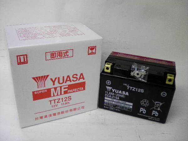 グローブ付！ 台湾 YUASA ユアサ TTZ12S 互換 YTZ12S FTZ12S DTZ12-BS 初期充電済 即使用可能 フォルツァ TMAX530_画像2