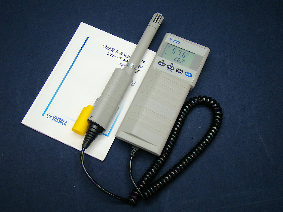 VAISALA ヴァイサラ HMI41 デジタルマルチ温湿度計 指示計 プローブ HMP41/45 温度計 湿度計 